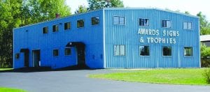 photo of awards signs & trophies building