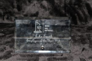 Glass Unique designs for Corporate and Employee Recognition