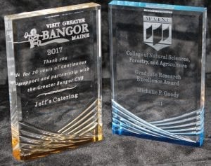 Glass Unique designs for Corporate and Employee Recognition