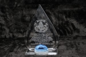 Glass Unique designs for Corporate and Employee Recognition