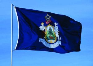 state of maine flag