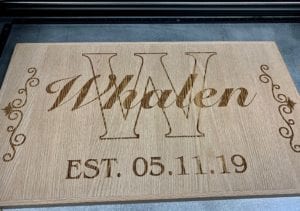 custom laser engraving on wood